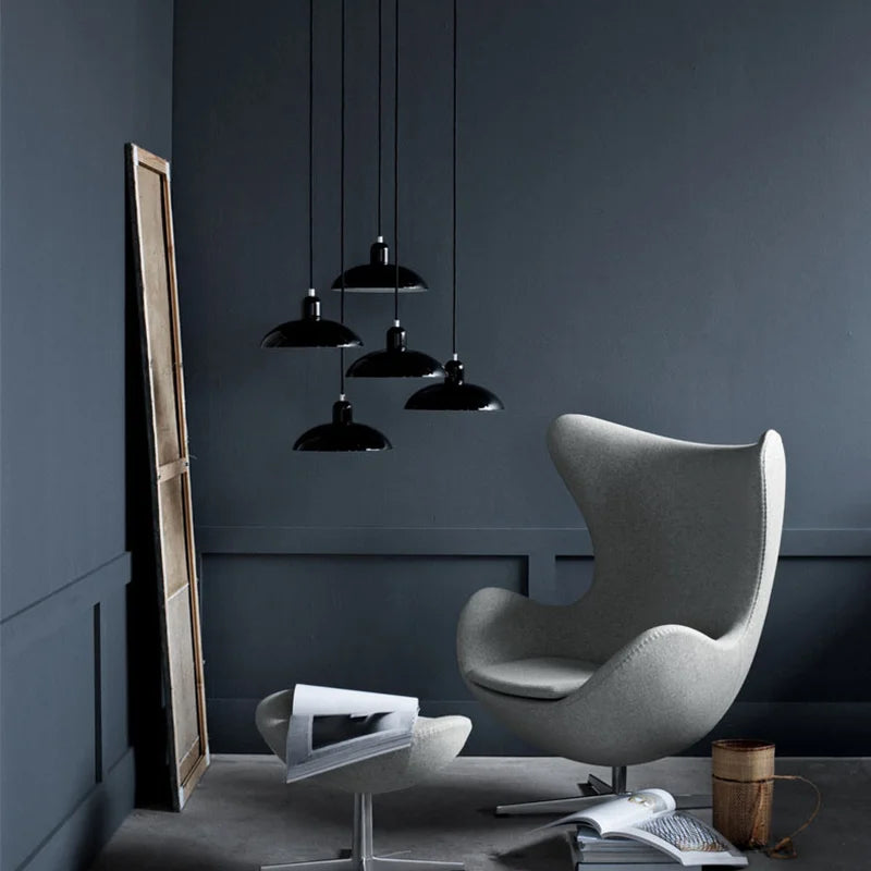 lustre moderne minimaliste restaurant kaiser style industriel led - vue 3 sur 9