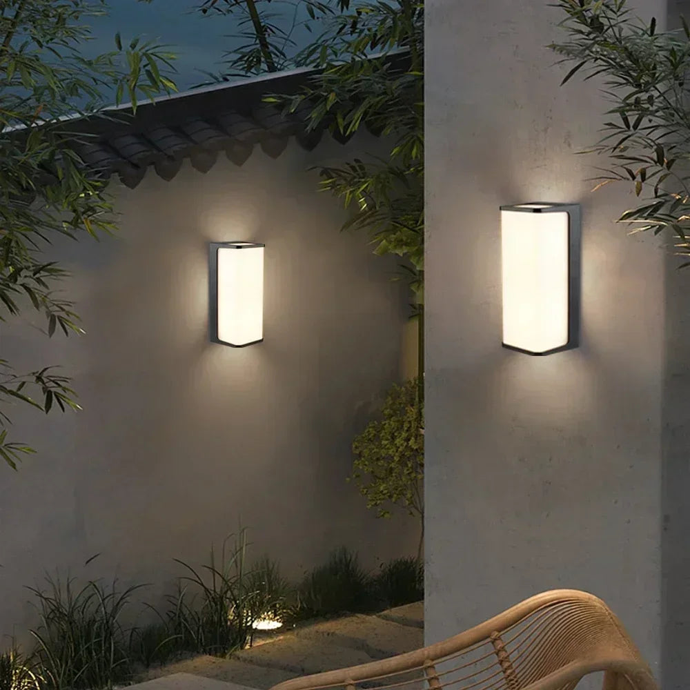 Applique murale LED étanche extérieure IP65 éclairage extérieur LED moderne porche lumières balcon jardin lumières applique extérieure 110V 220V - vue 5 sur 7