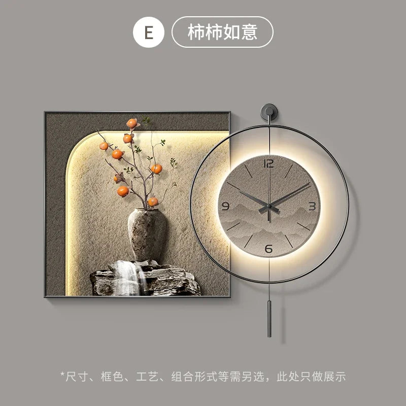 horloge murale au design unique et esthétique pour décoration moderne - vue 8 sur 12