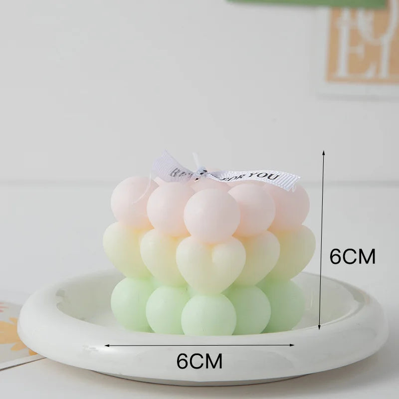bougie parfumée big cube pour décoration moderne et aromathérapie - vue 15 sur 39