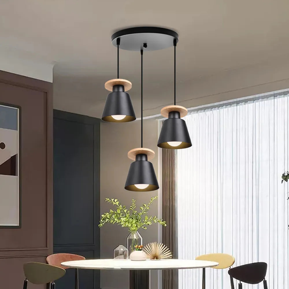 Moderne Led salle à manger suspension lumières Luminaire nordique intérieur chevet cuisine barre suspension lampe Luminaire décor à la maison éclairage goutte - vue 4 sur 12