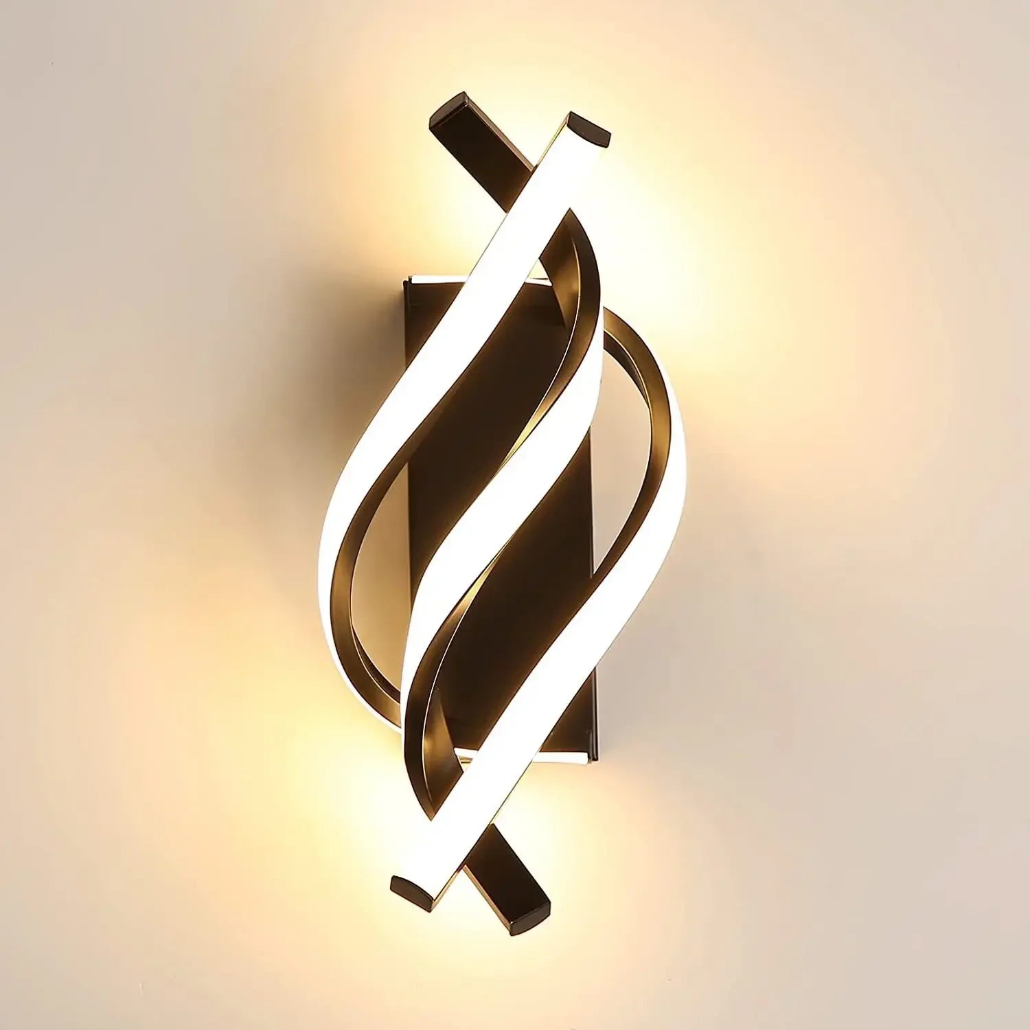 applique murale led spiral 3000k salon
