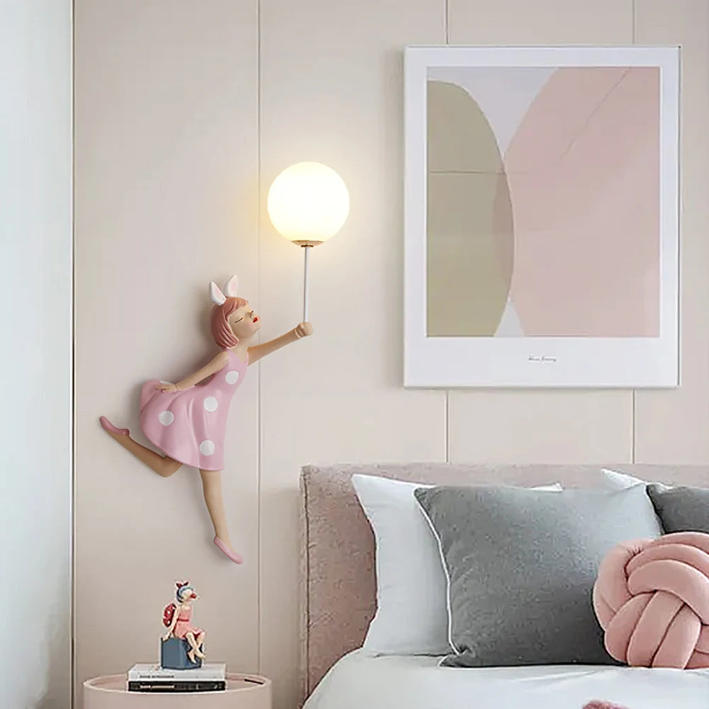 Applique murale 3d dessin animé pour fille décoration chevet - vue 5 sur 15