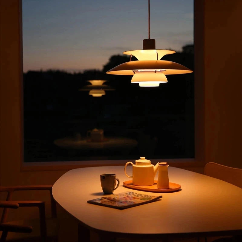 Moderne LED coloré parapluie suspension lustres nordiques lampe suspendue salle à manger Table Bar Restaurant luminaires - vue 3 sur 21