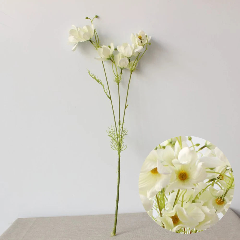 fleur artificielle de camomille pour décoration de mariage et fête - vue 12 sur 12