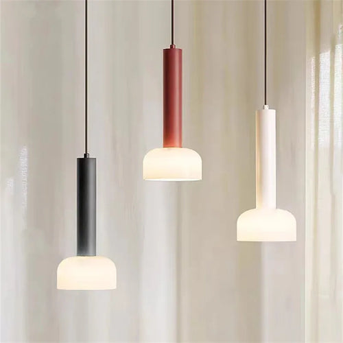 suspension design minimaliste multicolore pour décoration intérieure