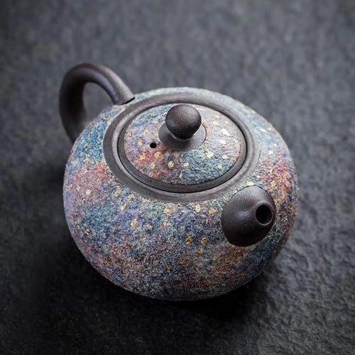 Théière xishi artisanale céramique style rétro chinois coffret