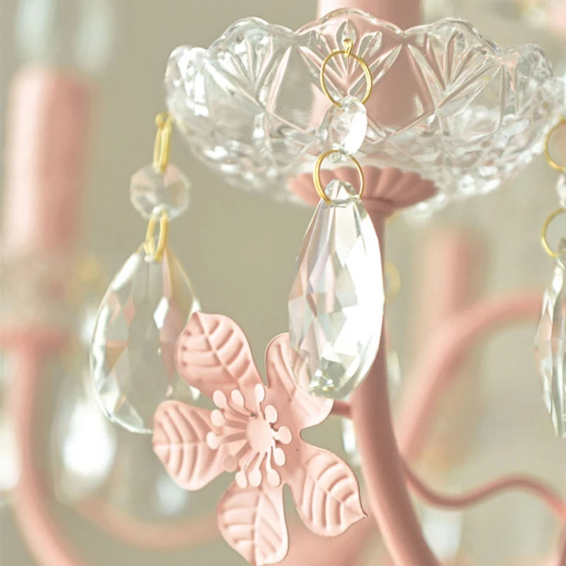 lustre en cristal suspendu pour éclairage intérieur élégant - vue 8 sur 7