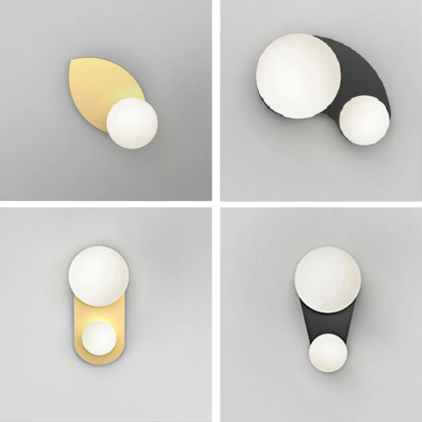 Moderne LED Applique Murale Créative Chevet Chambre Salon Allée Couloir Couloir Fond Lampe Décor À La Maison Applique Lampe - vue 2 sur 18
