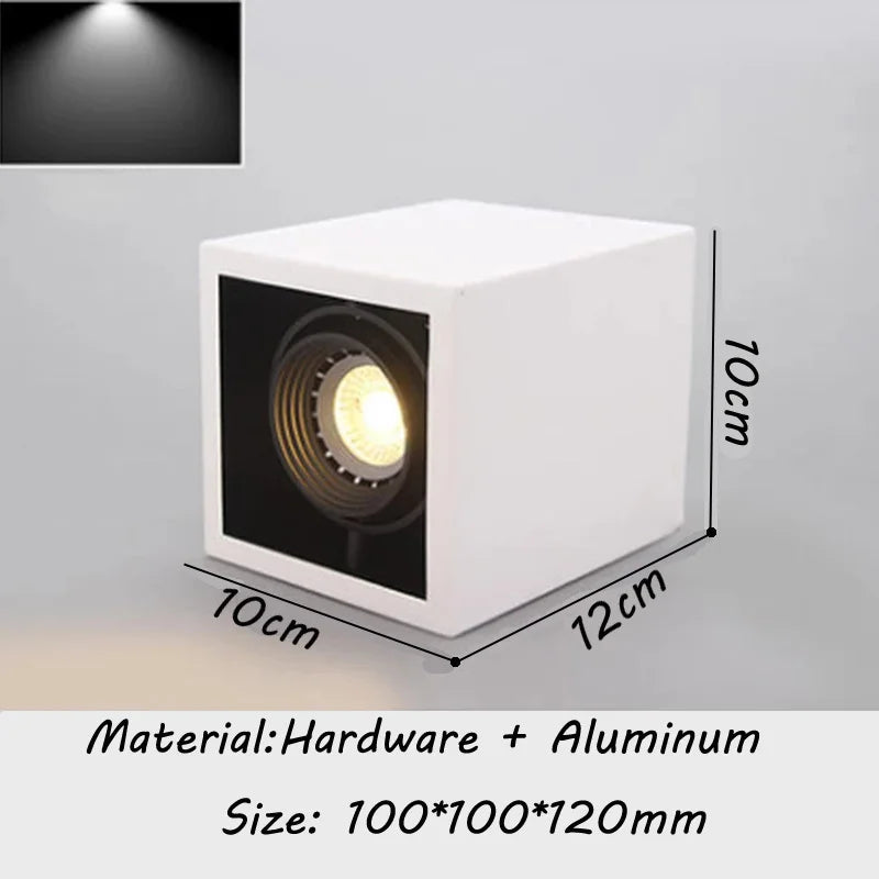 plafonnier led étanche à intensité variable pour extérieur et intérieur - vue 7 sur 9