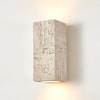 Applique Led Wabi-sabi carrée en ciment nordique