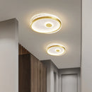 plafonniers simples modernes en fer forgé luminaires géométriques