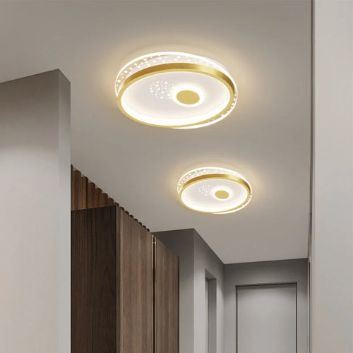 plafonniers simples modernes en fer forgé luminaires géométriques