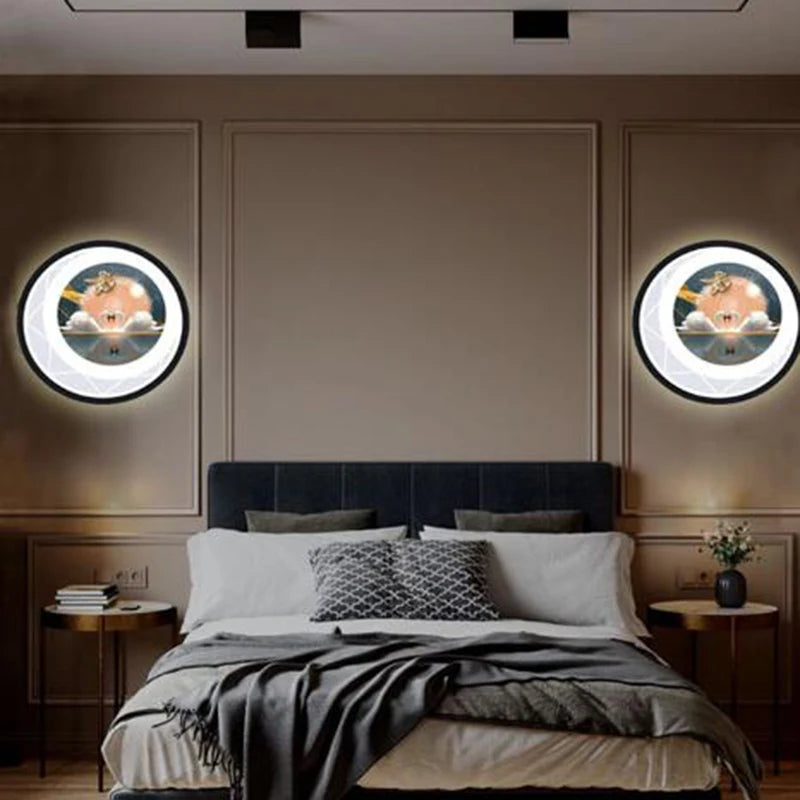 Applique murale LED moderne et ronde - vue 4 sur 16