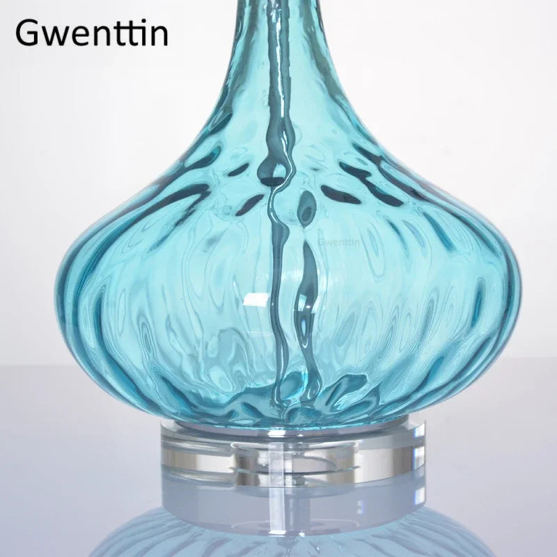 lampe à poser design moderne ondulations d'eau pour décoration intérieure - vue 7 sur 6