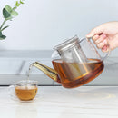 Théière verre borosilicate 15l infuseur inox amovible