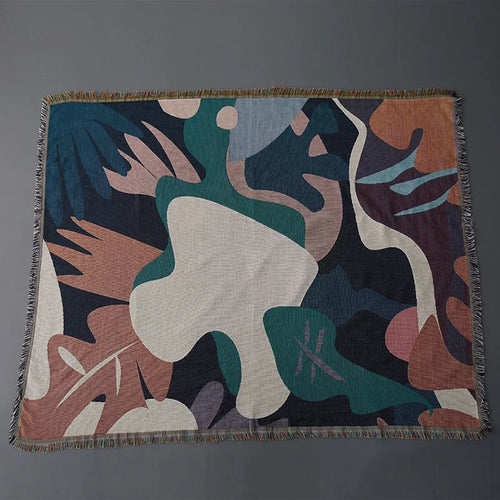 Plaid géométrique nordique multifonction salon chambre voyage