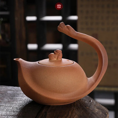 Théière céramique artisanale style kung fu 1l