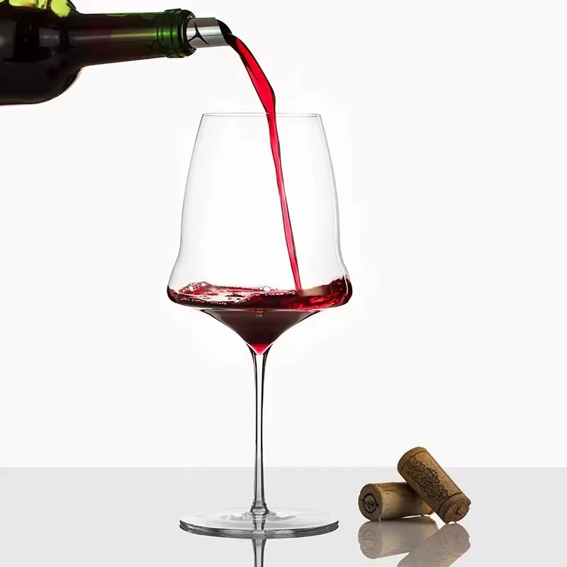 Verre à champagne cristal fin fait main léger - vue 6 sur 7