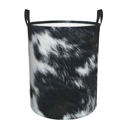 panier à linge en cuir personnalisé pour rangement et jouets