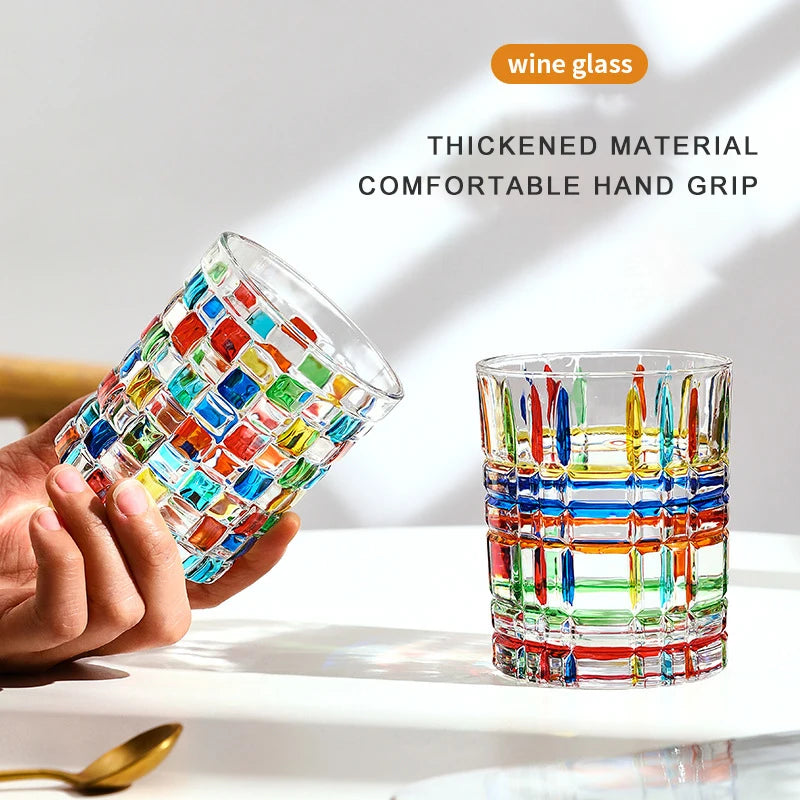 Verres cristal style vintage européen 300 ml - vue 6 sur 7