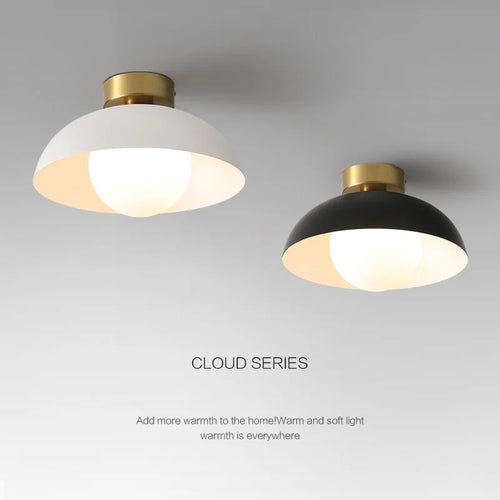 plafonnier led minimaliste en fer pour décoration intérieure