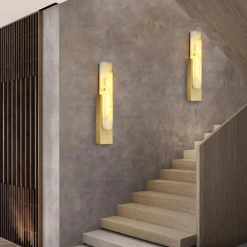 Applique murale moderne Simple en pierre de marbre - vue 4 sur 11