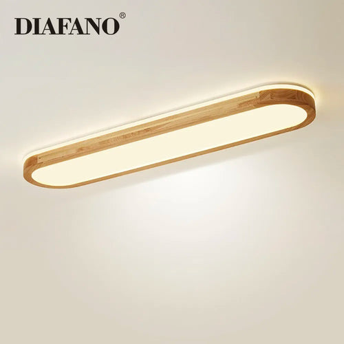 plafonnier led bois télécommande décoratif massif acrylique 2022