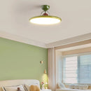 plafonnier Moderne volants soucoupe créative colorée rouge vert Beige cuisine salle à manger éclairage Suspension