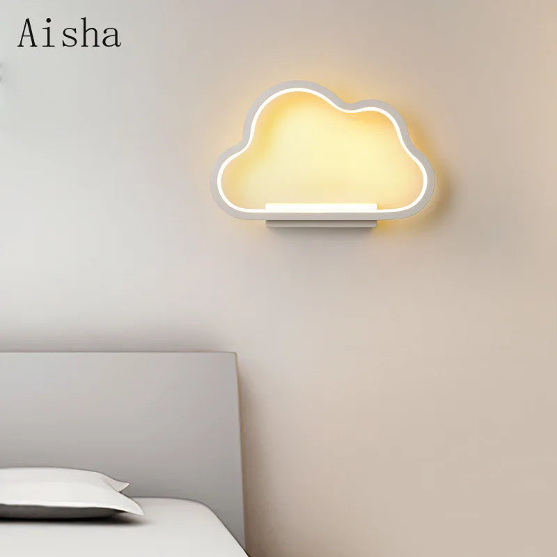 applique murale nuage led pour décoration enfant - vue 2 sur 12