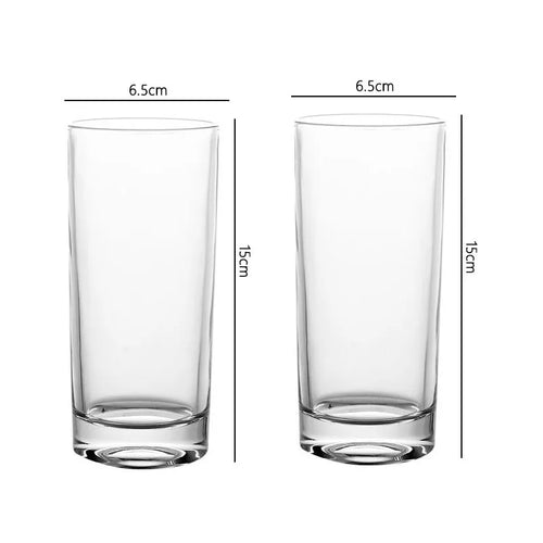 Verres cocktail design épuré résistants chaleur multi formats