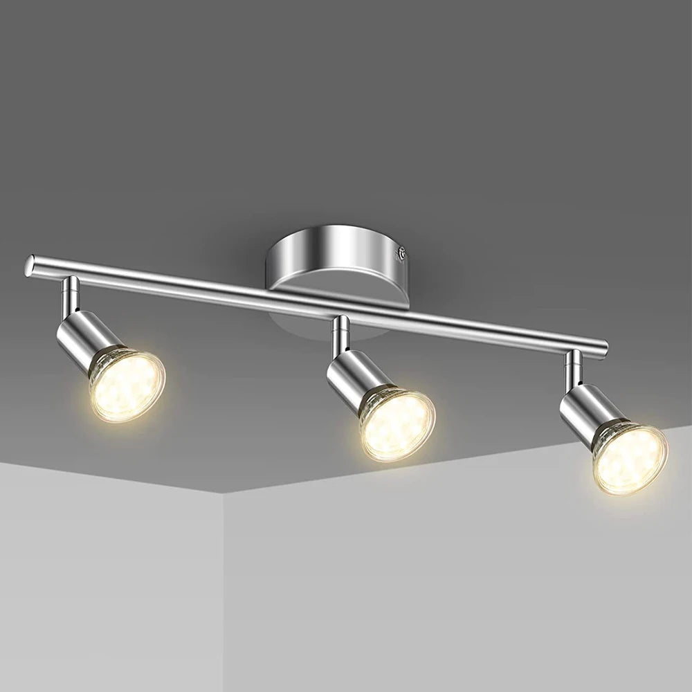 projecteur rotatif monté en surface moderne downlight sur rail - vue 6 sur 9