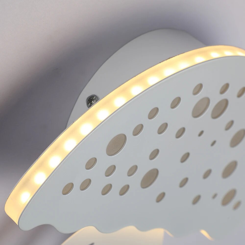 Applique murale blanche en forme de méduse à LED - vue 7 sur 7