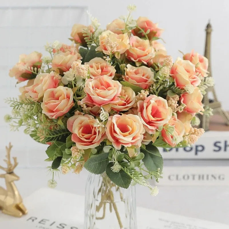 bouquet de pivoines artificielles pour mariage et décoration intérieure - vue 15 sur 15
