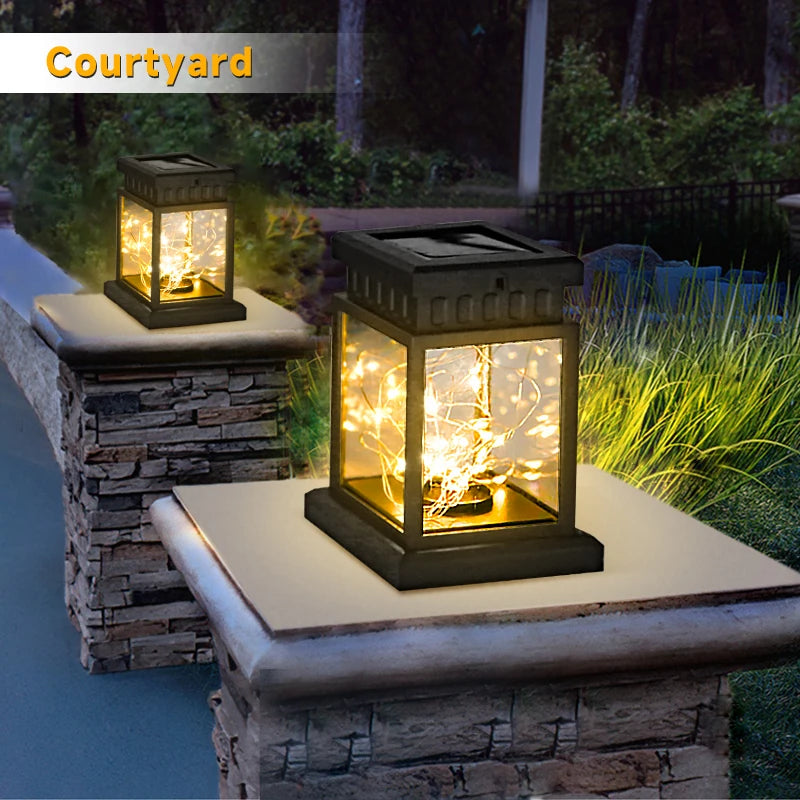 lanterne solaire led portable et étanche pour extérieur et festival