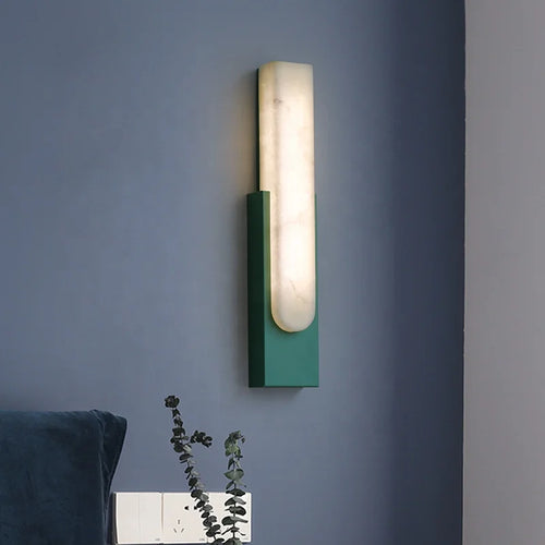 applique murale moderne nordique led en marbre simple créatif