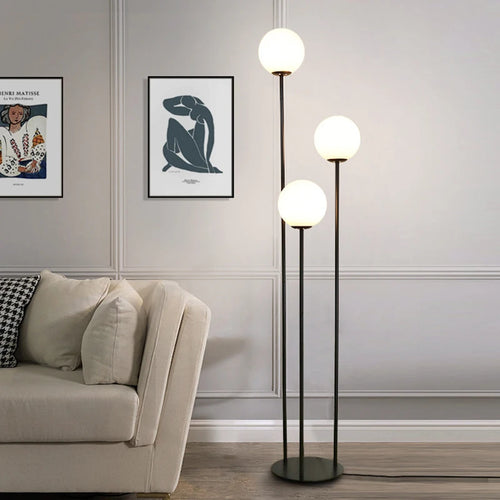 lampe de sol vintage nordique design minimaliste unique à LED