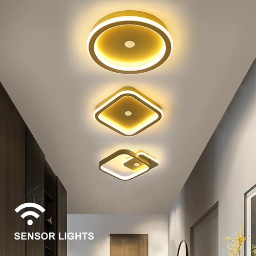 plafonniers led intelligents à capteur de mouvement domestiques