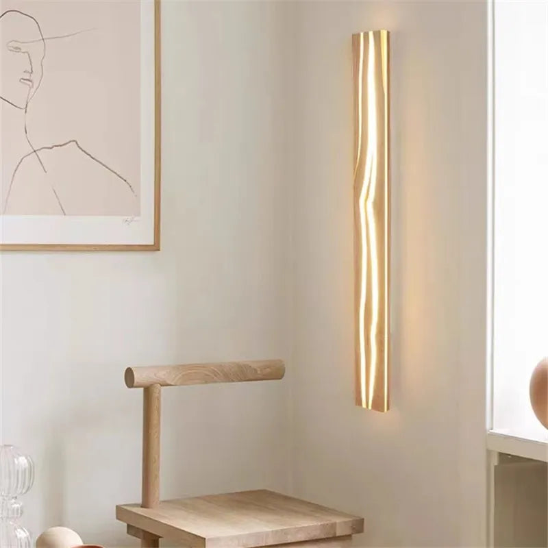 Applique murale nordique en bois craquelé - vue 4 sur 10