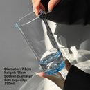 Tasse verre style japonais motif mont fuji