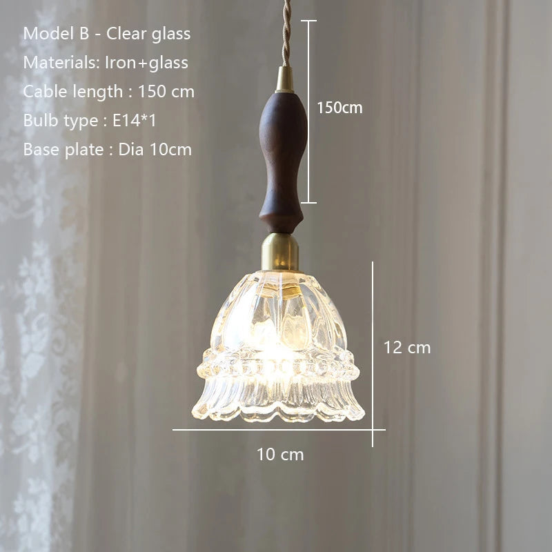 lustre minimaliste moderne en verre pour éclairage intérieur