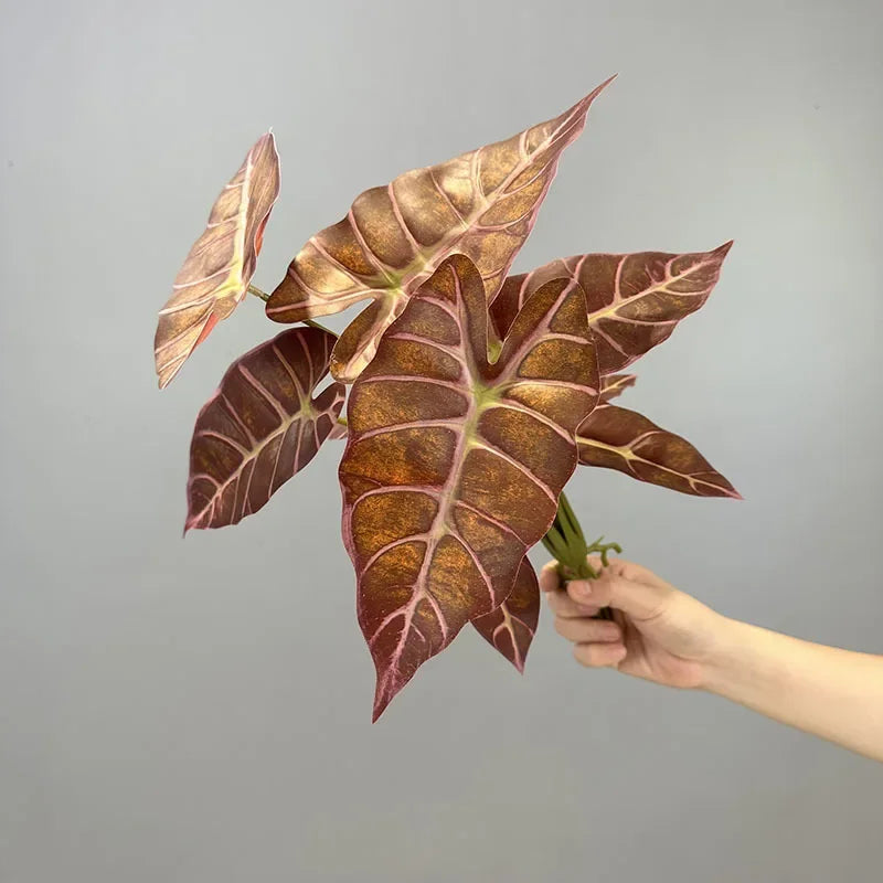 lot de 2 feuilles artificielles pour décoration de fête automne