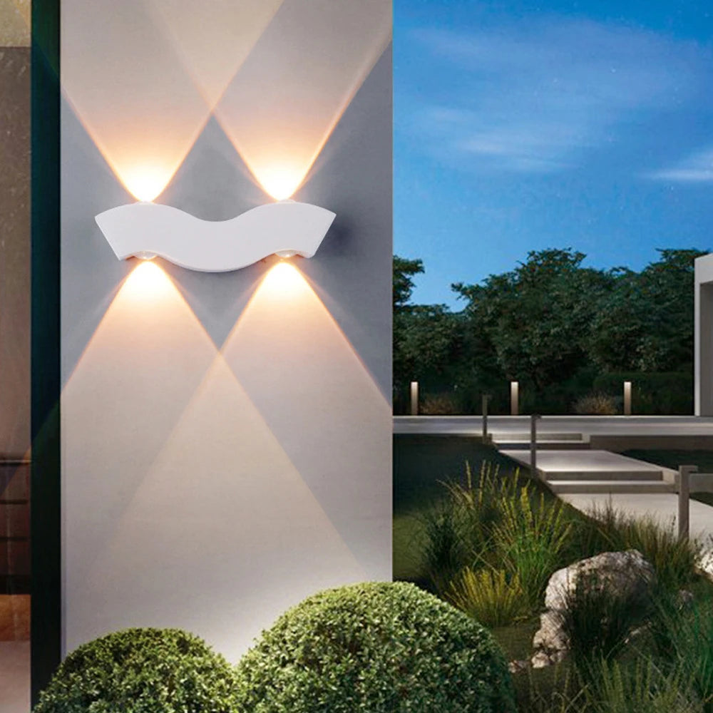 Applique murale LED nordique en aluminium - vue 3 sur 8