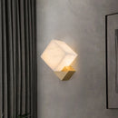 applique murale nordique en cuivre doré style chinois led marbre naturel