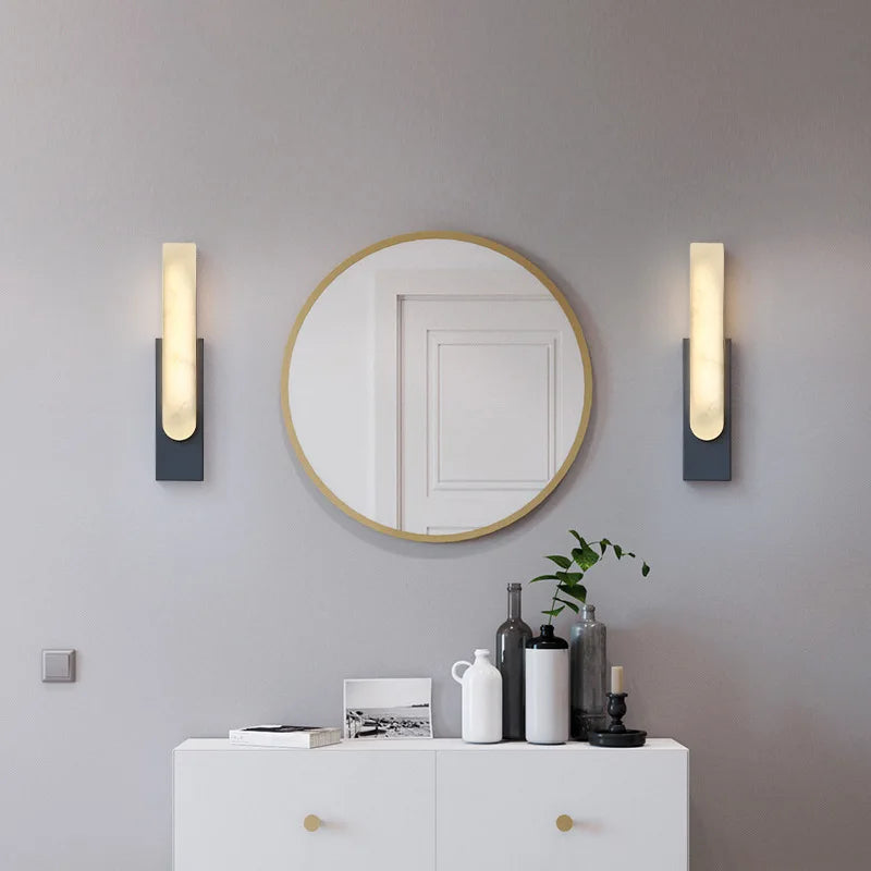 Applique murale moderne Simple en pierre de marbre - vue 7 sur 11