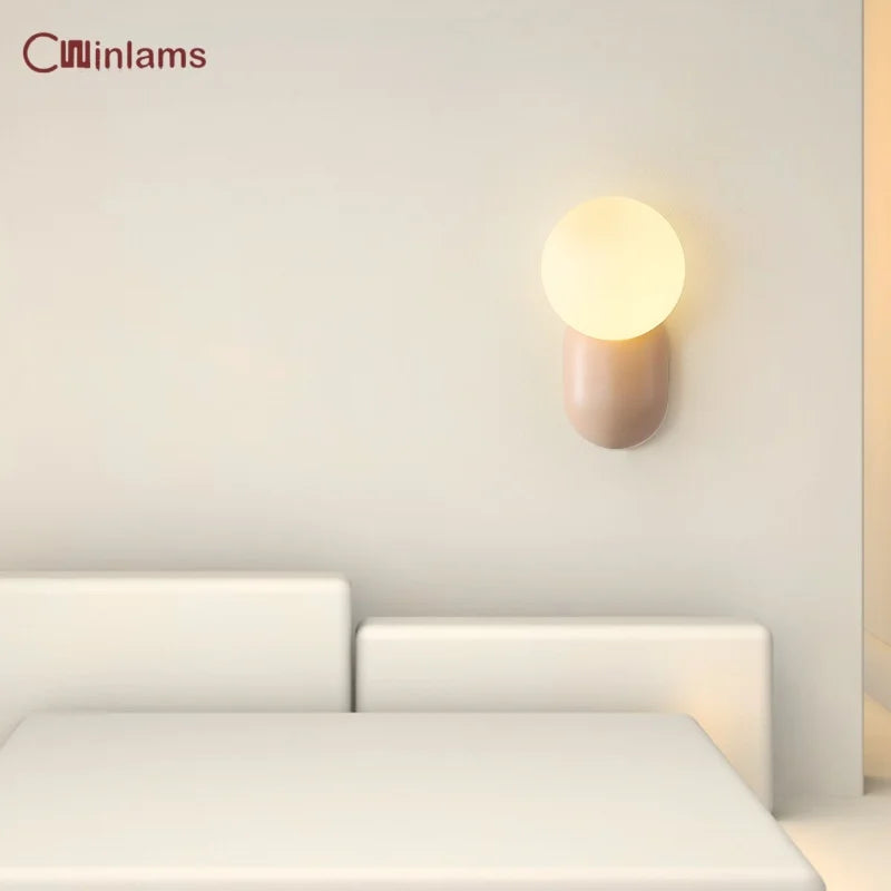 applique murale nordique moderne pour éclairage décoratif intérieur - vue 2 sur 9