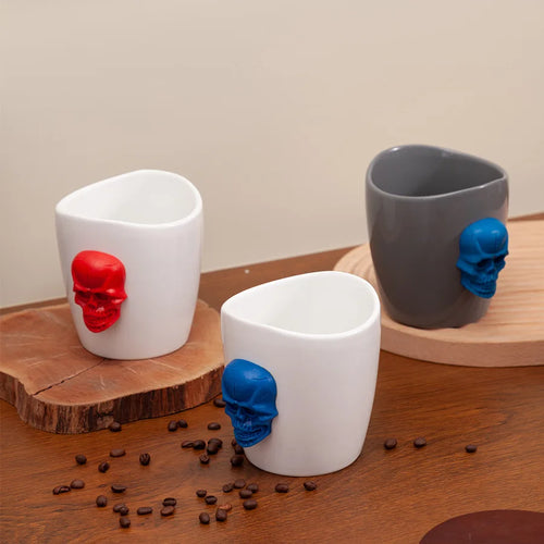 Tasse céramique poignée escalade design ludique maison bureau