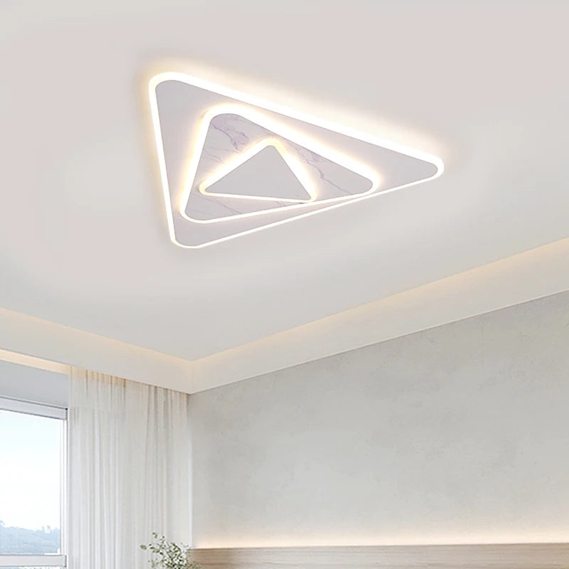 plafonnier led moderne design avec télécommande et intensité variable - vue 6 sur 12