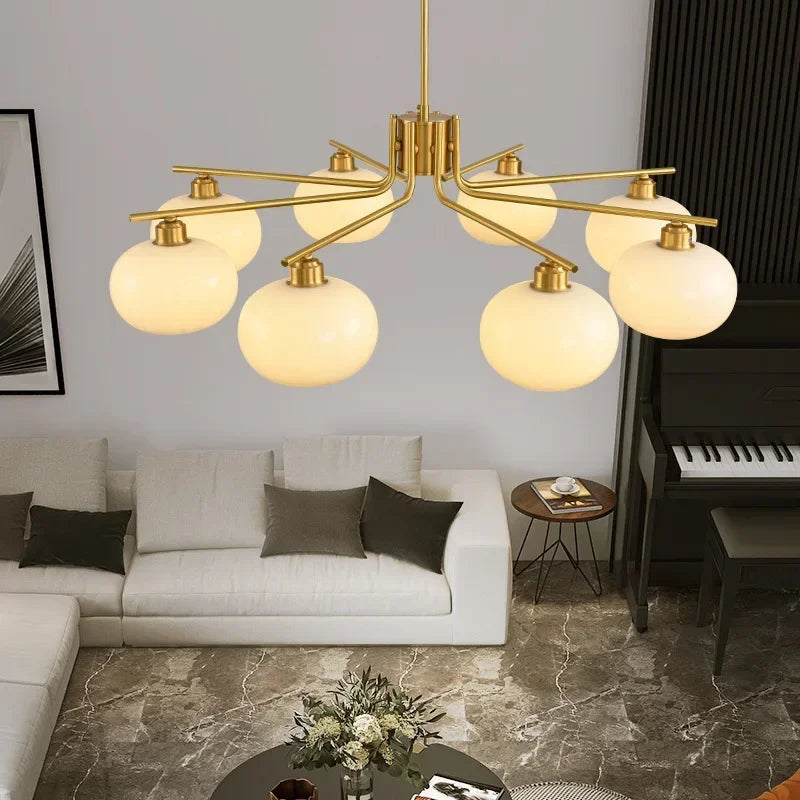 suspension nordique simple style moderne éclairage décoration intérieure - vue 3 sur 19