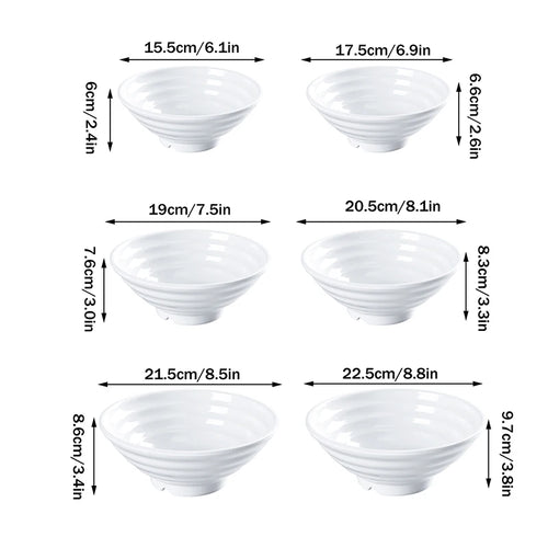 bol ramen melamine epais resistant style japonais cuisine